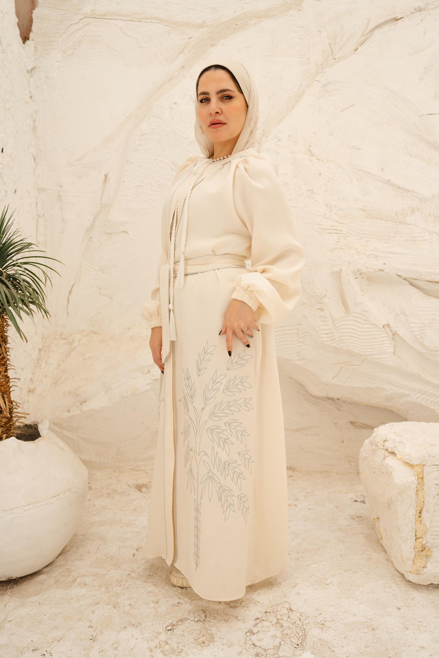 La Palma Dress — In Cream