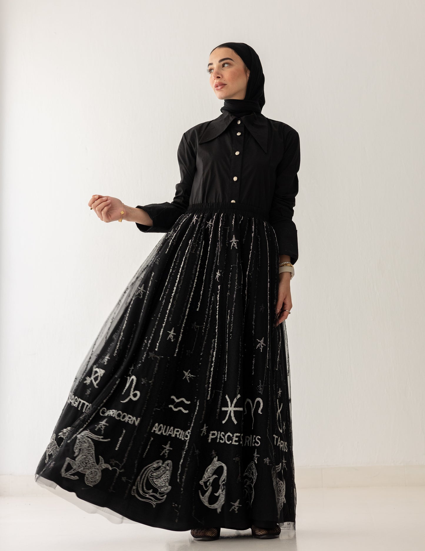 Celeste Noir Skirt