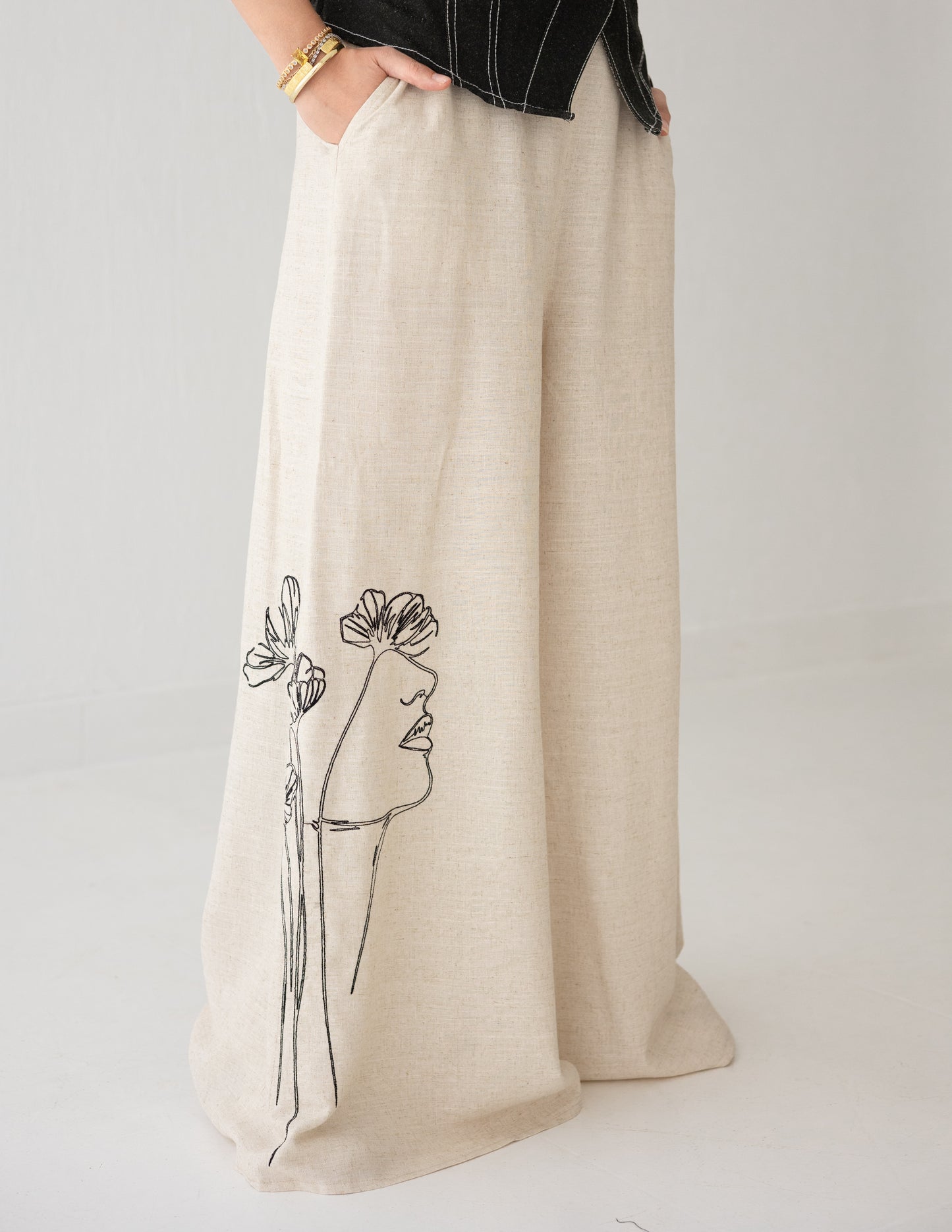 Beige Essence Pants