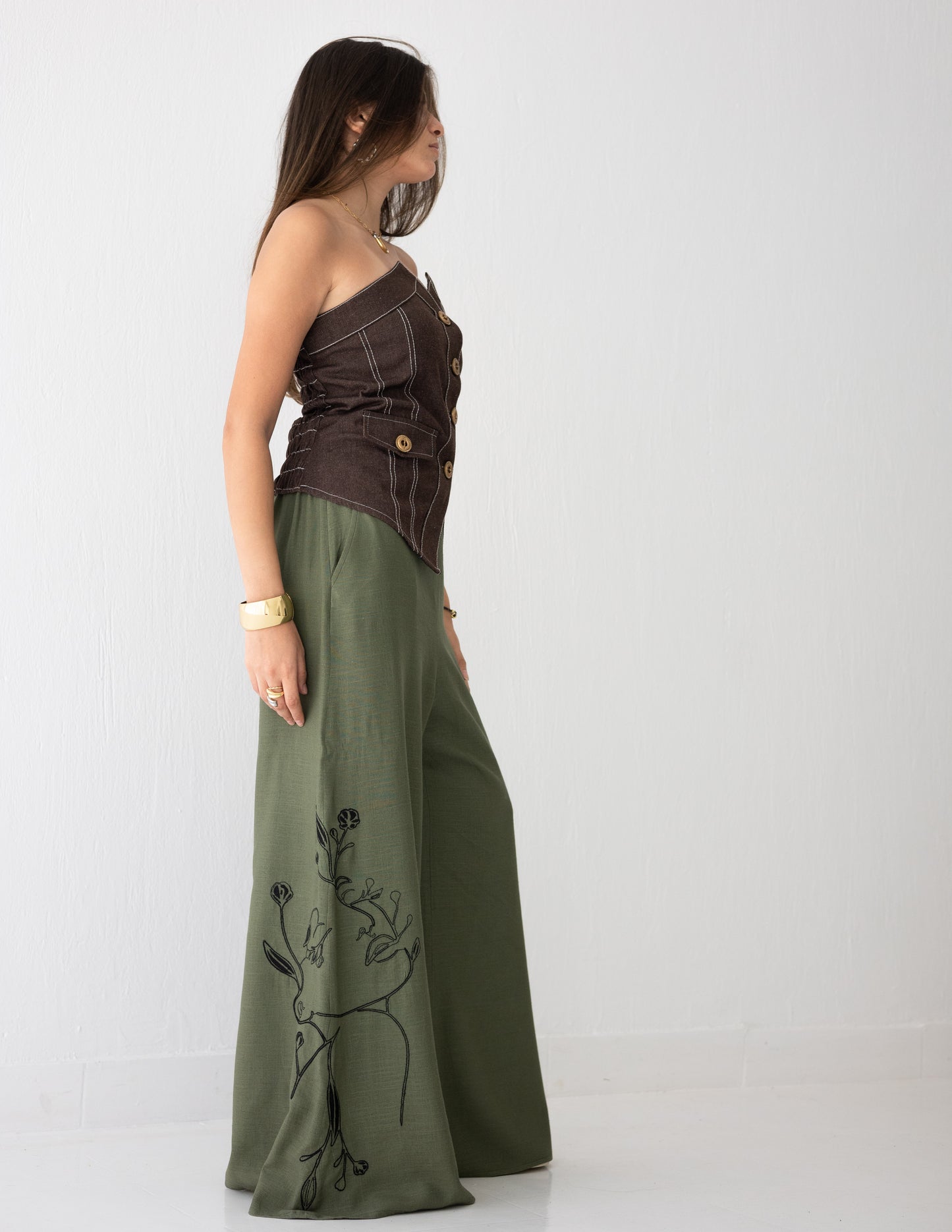 Olive Essence Pants