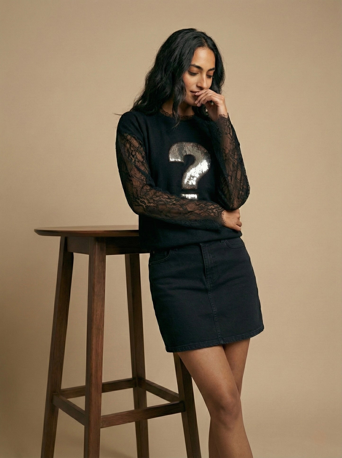 The curious lace sweater