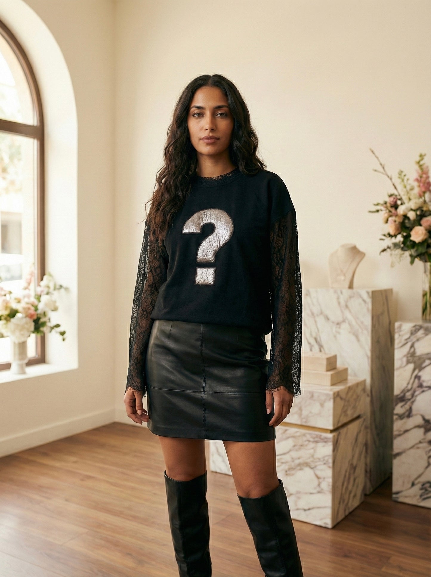 The curious lace sweater