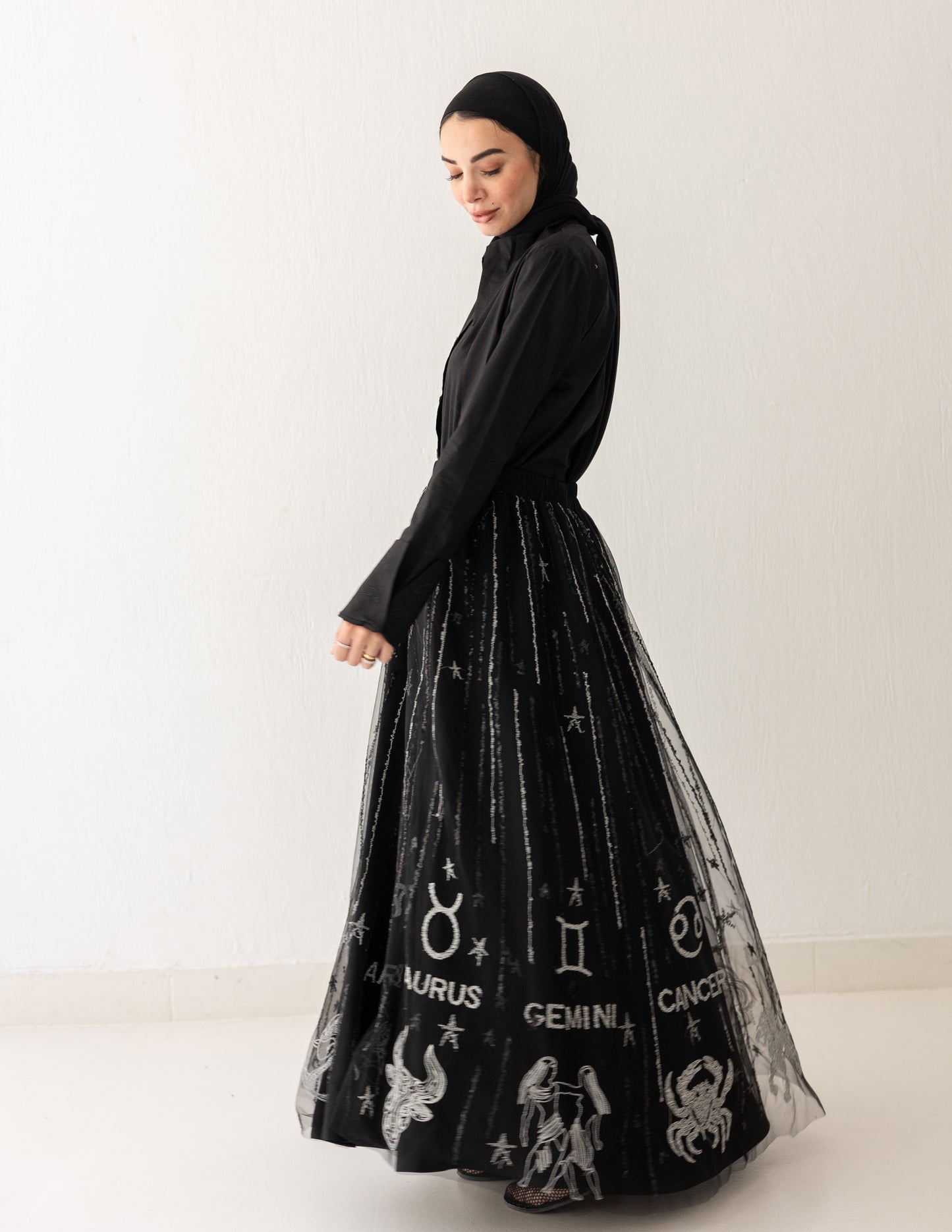Celeste Noir Skirt