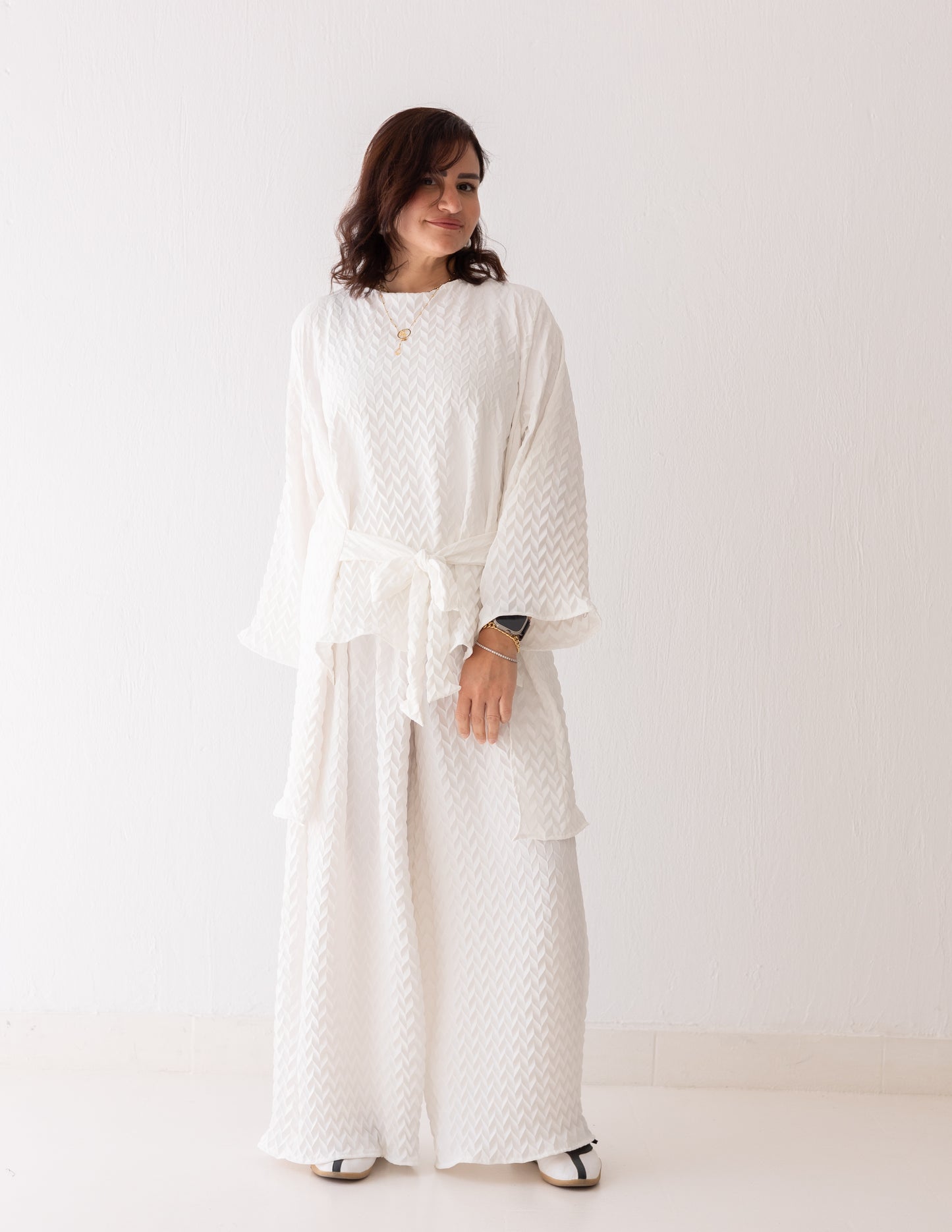 White Grain Jumpsuit