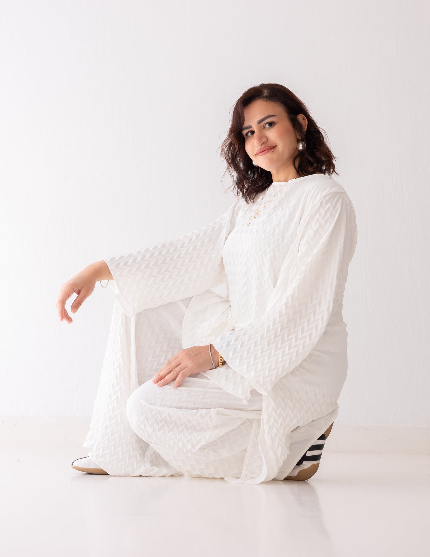 White Grain Jumpsuit