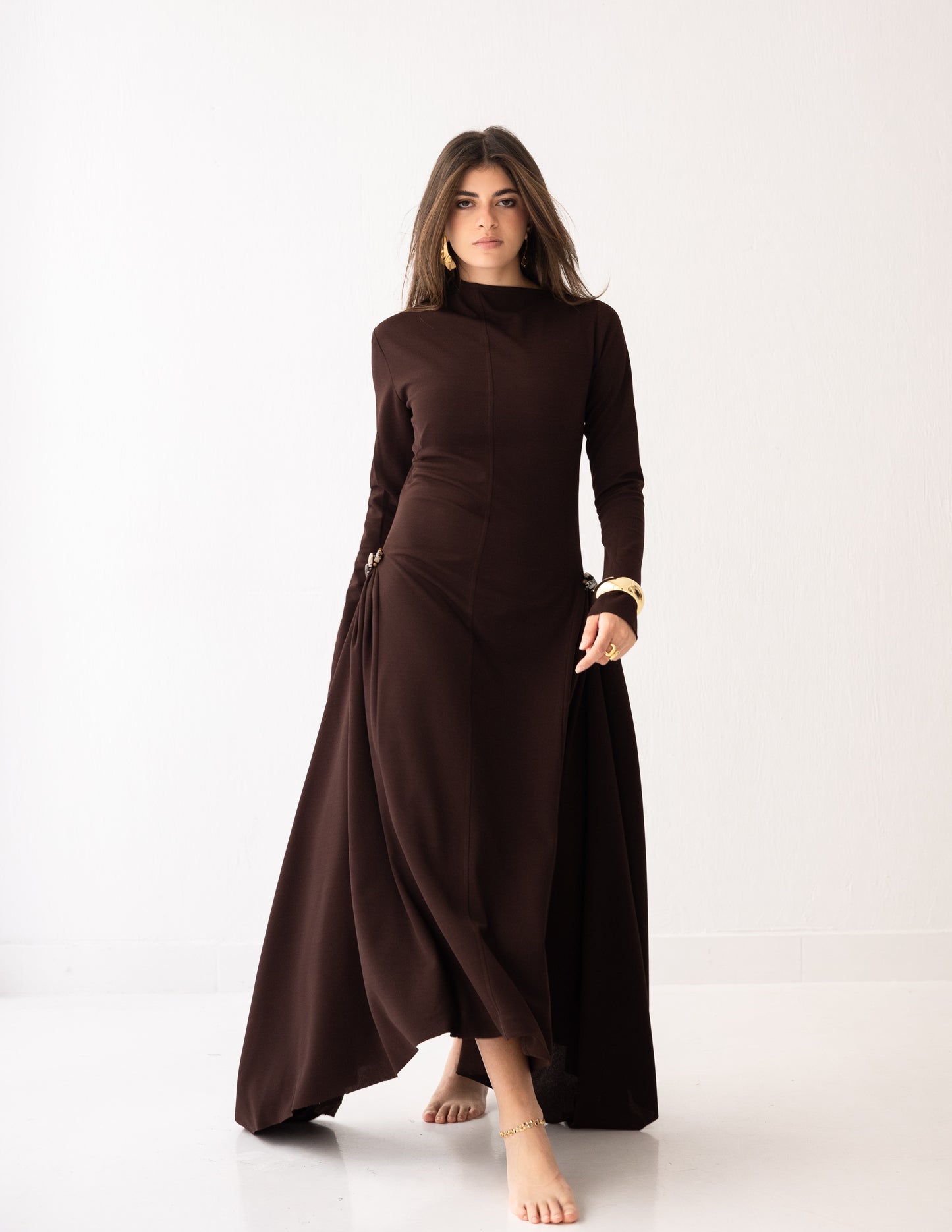 Serein Dress – Brown