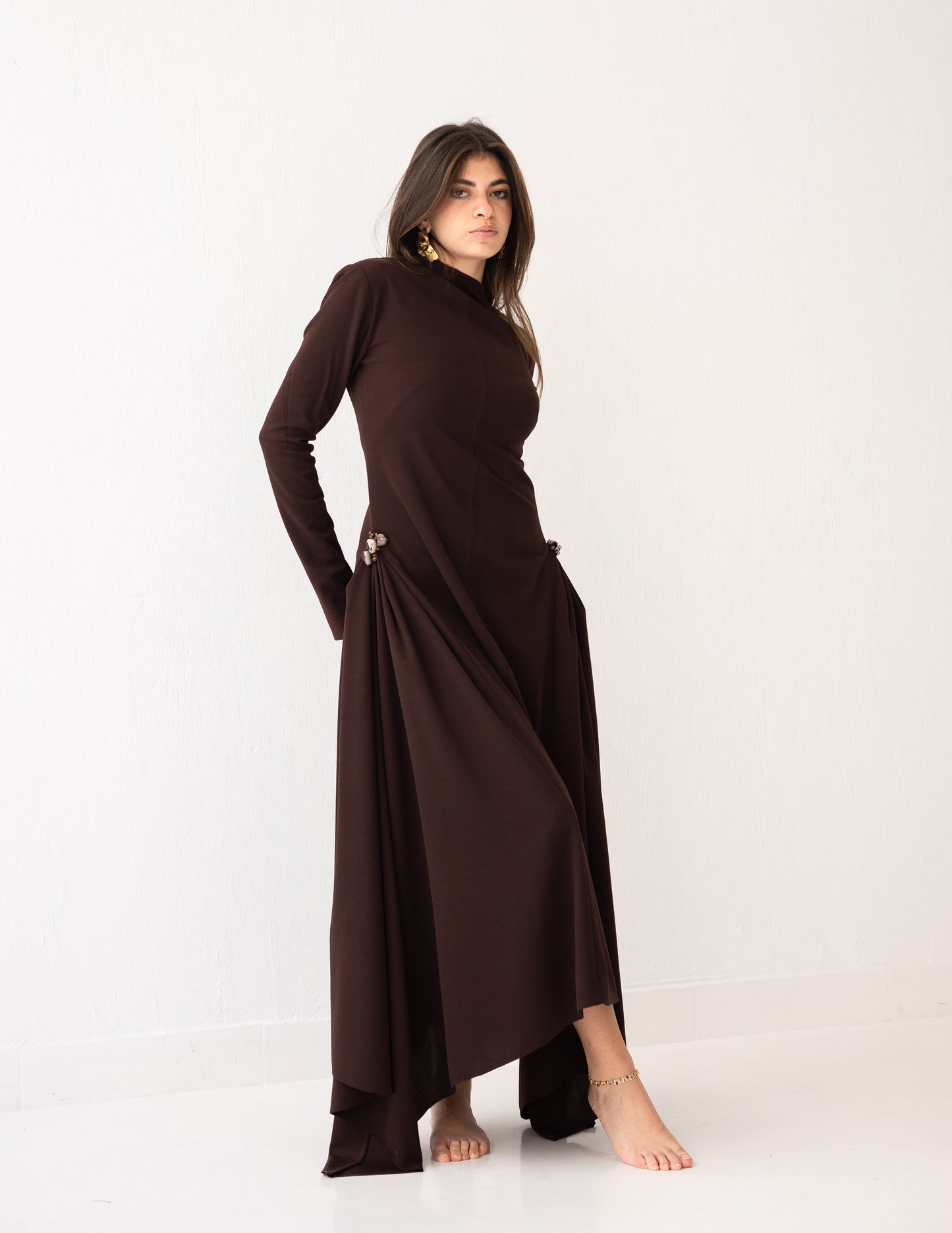 Serein Dress – Brown