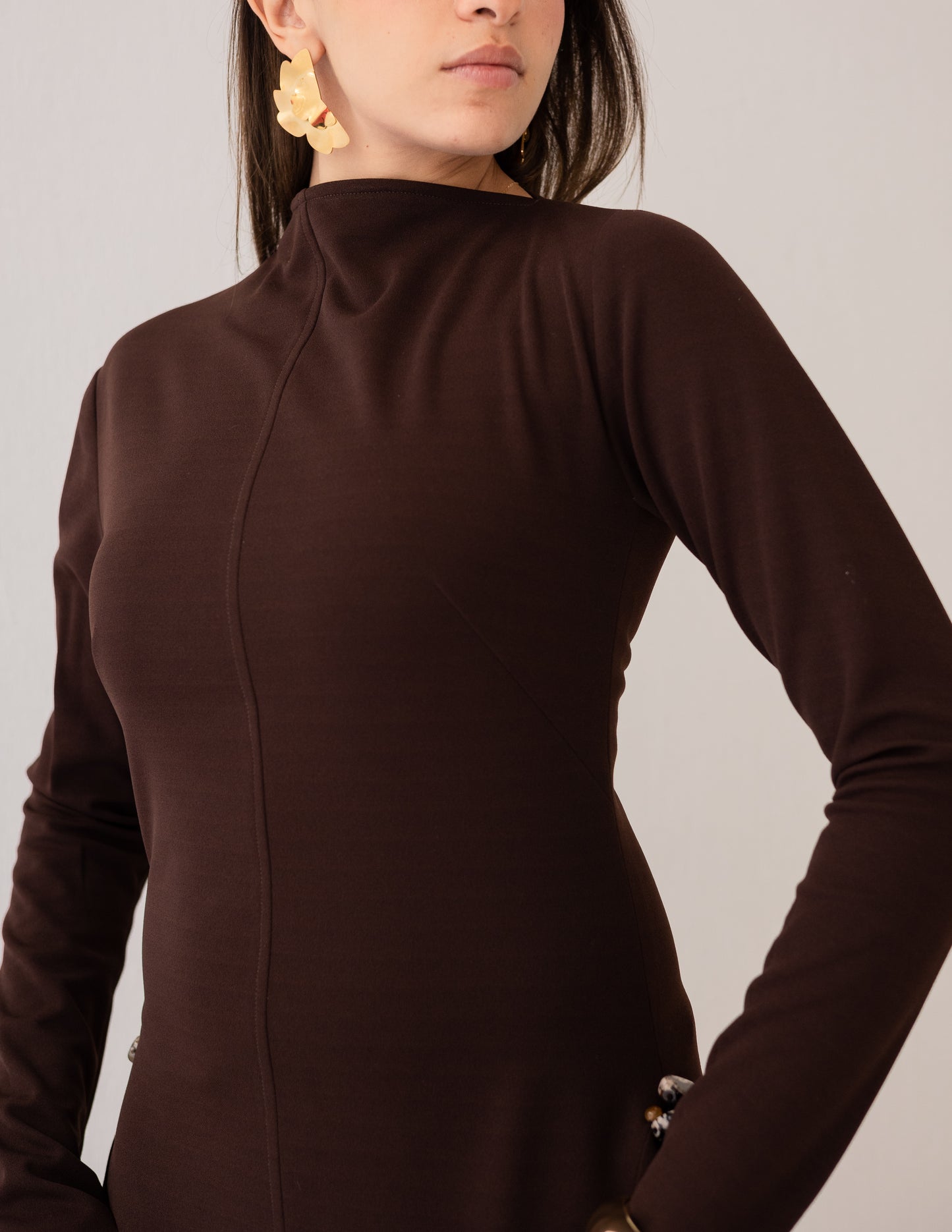 Serein Dress – Brown
